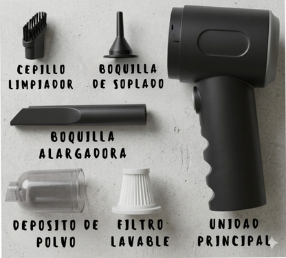 Aspiradora Inalámbrica Homezy + Pack Quitapelusa GRATIS
