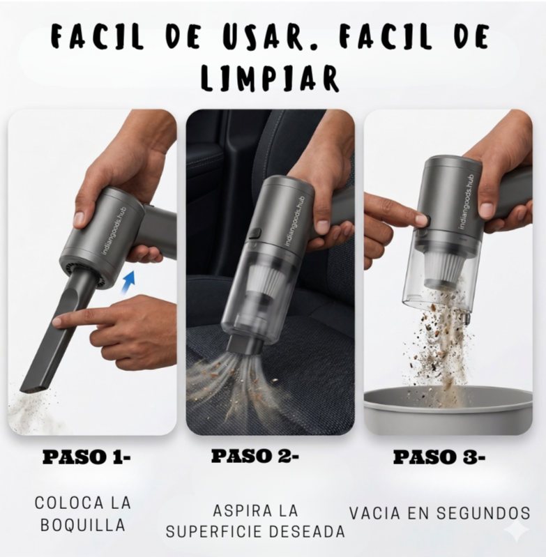 Aspiradora Inalámbrica Homezy + Pack Quitapelusa GRATIS
