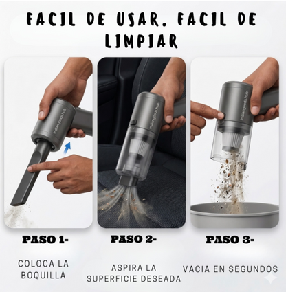 Aspiradora Inalámbrica Homezy + Pack Quitapelusa GRATIS